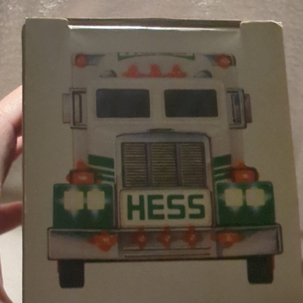 Hess  1991 Toy Truck and Racer  Set - Green and White - Picture 3 of 7